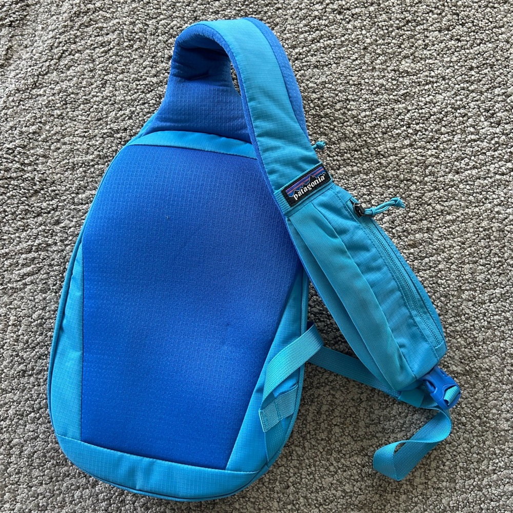 Patagonia Blue Backpack Lightweight and Collapsible - Picture 2 of 4